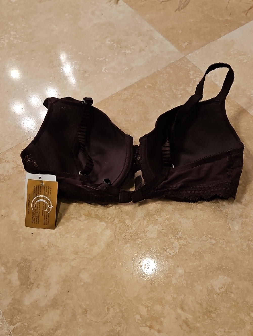 NWT Chantelle Brown Underwire Bra - Picture 4 of 6